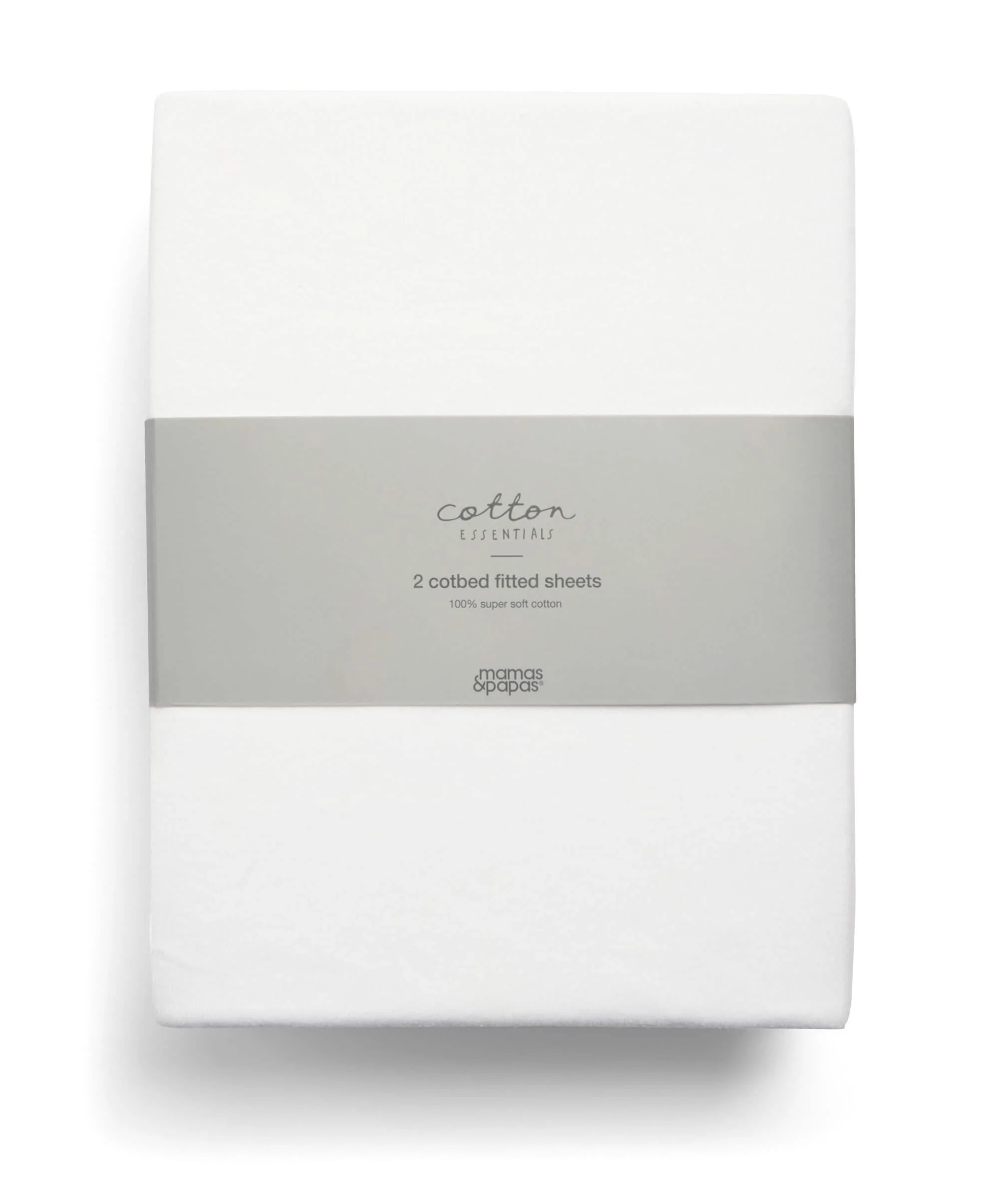 Atlas 4 Piece Set with Cotbed, Mattress, Fitted Sheets & Mattress Protector - White Wash - Image 11