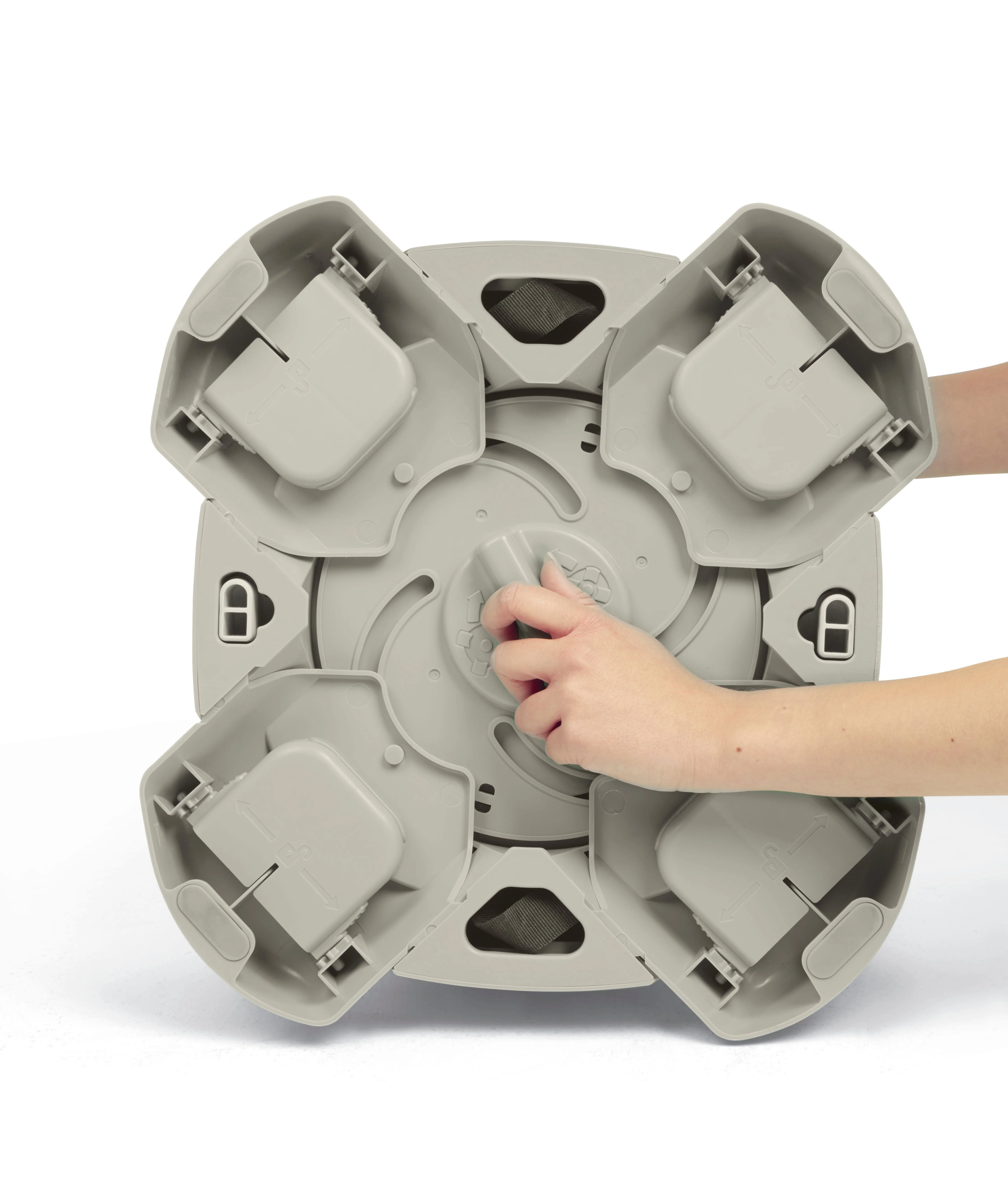 Bug 3-in-1 Floor & Booster Seat with Activity Tray - Clay - Image 6
