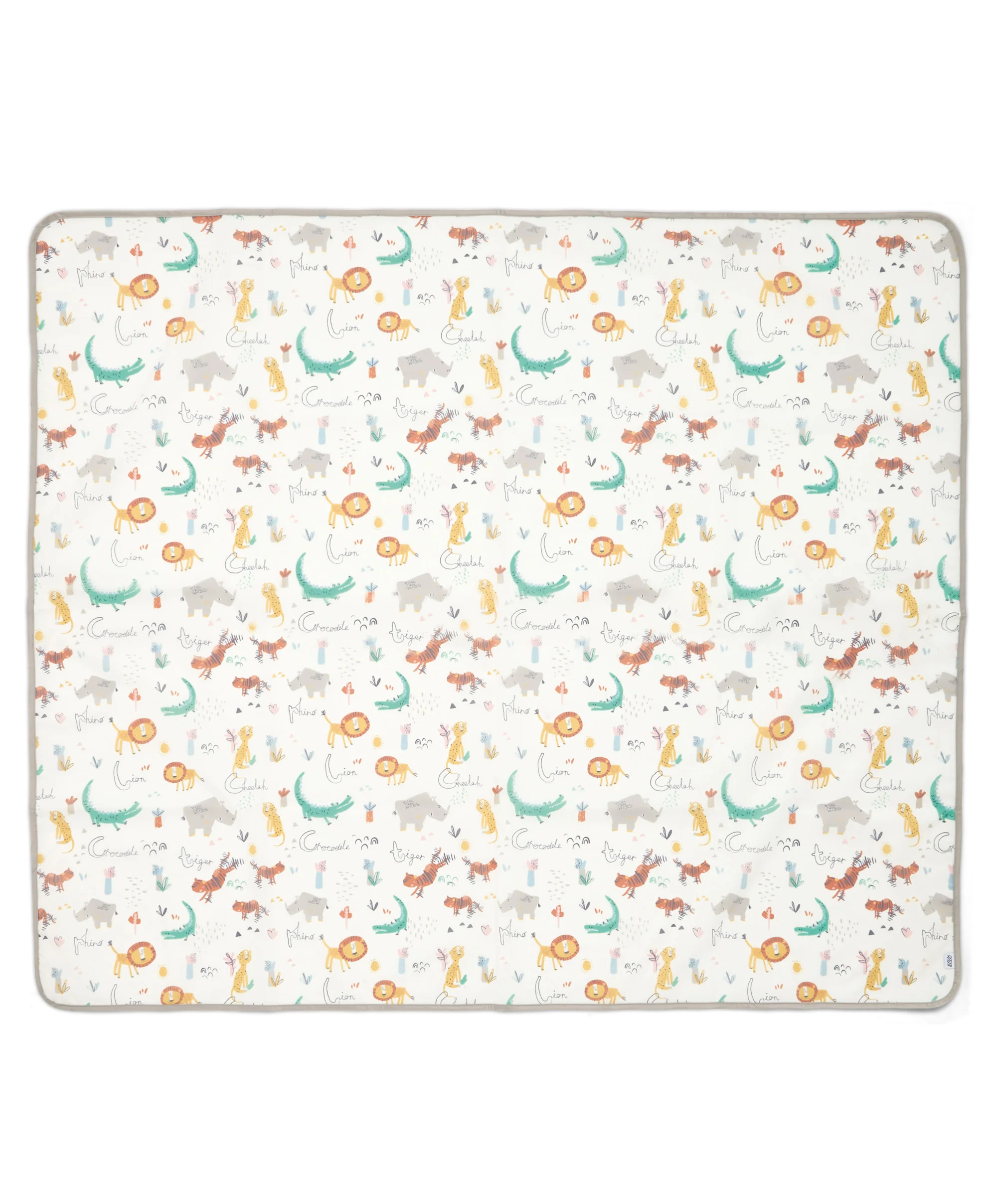 Bug 3-in-1 Floor & Booster Seat with Activity Tray & Splash Mat - Eucalyptus - Image 7
