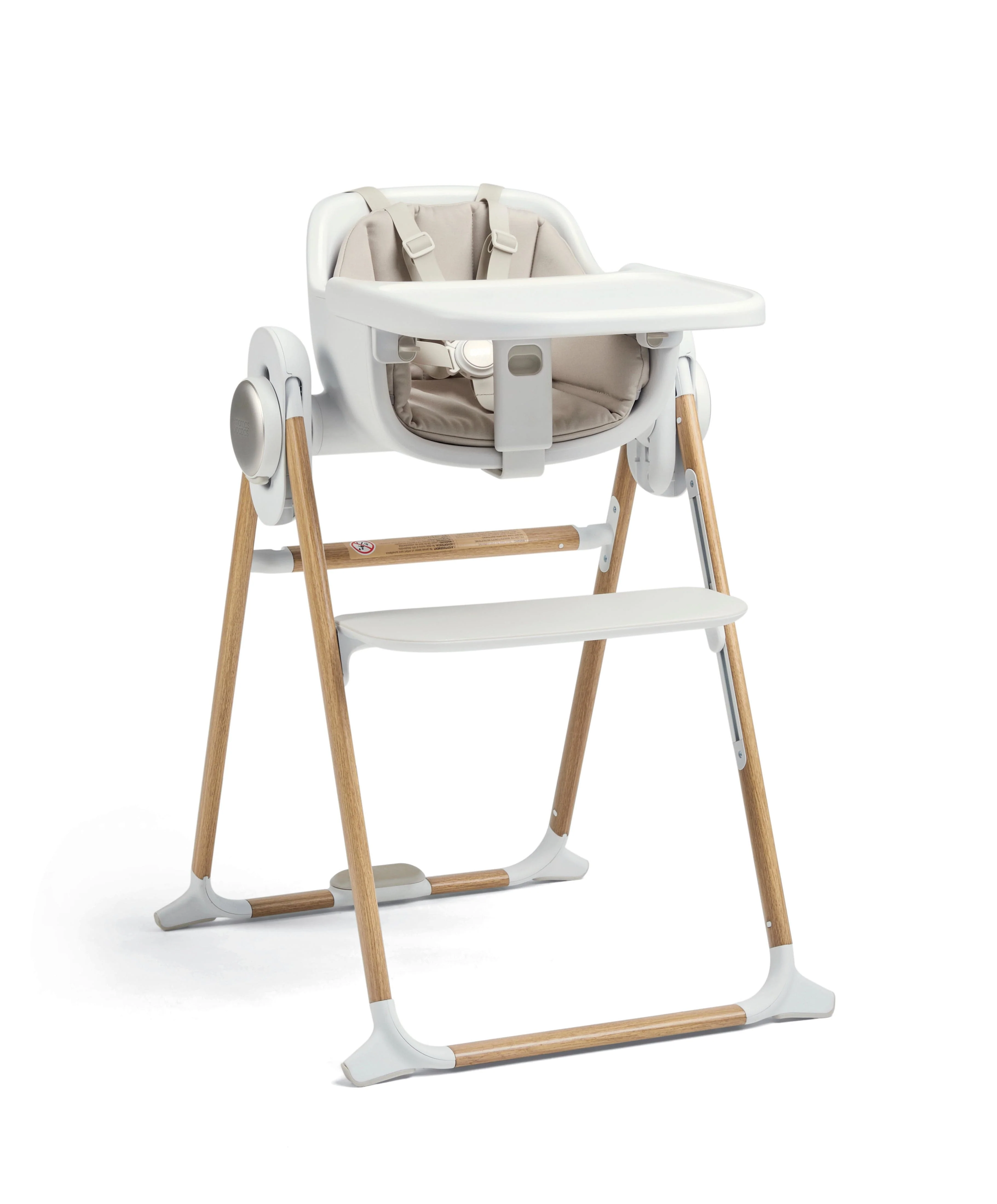 Eno Highchair, Bouncer & Cushion Complete Bundle - Cashmere with free feeding set - Image 12
