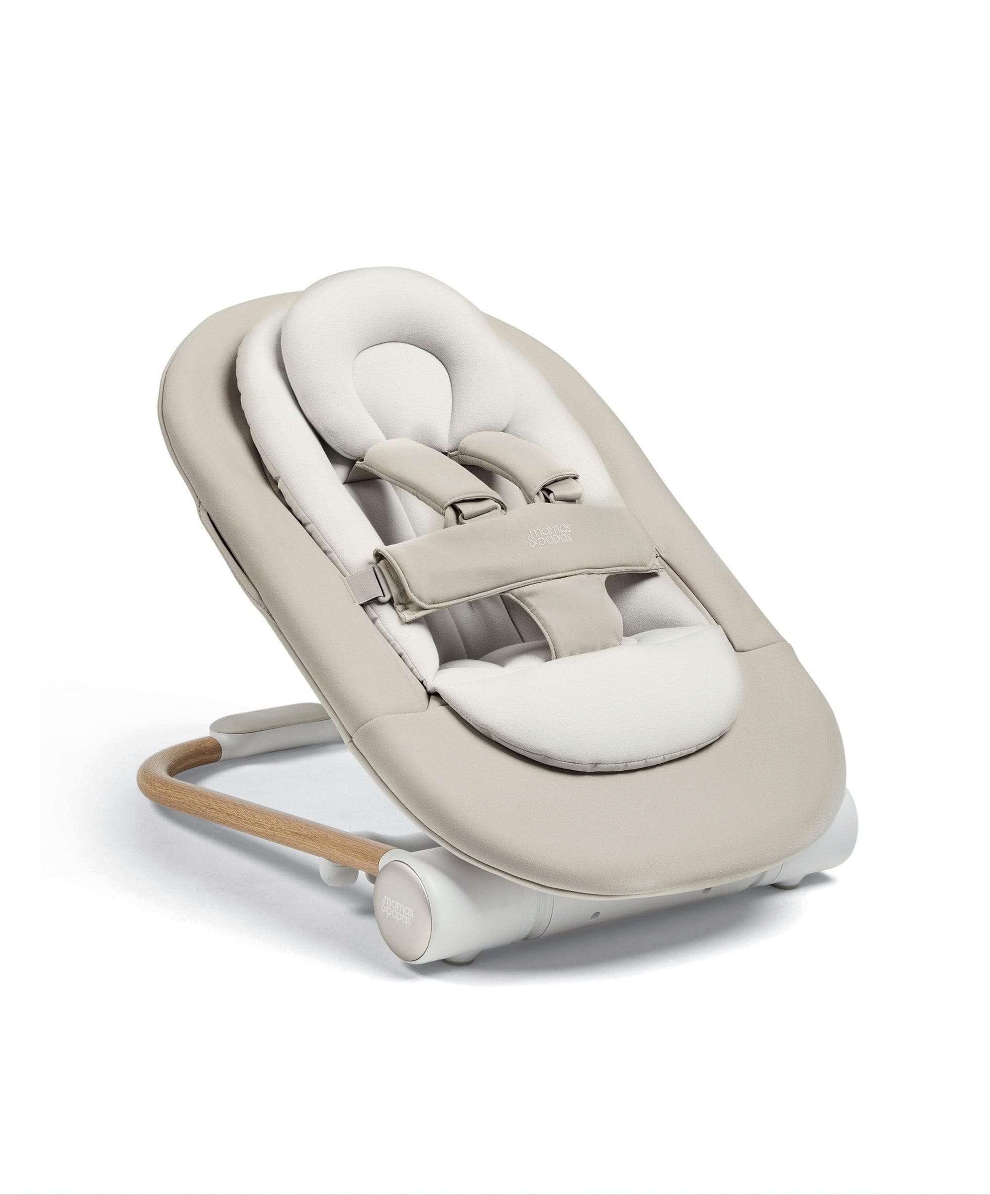 Eno Highchair, Bouncer & Cushion Complete Bundle - Cashmere with free feeding set - Image 7