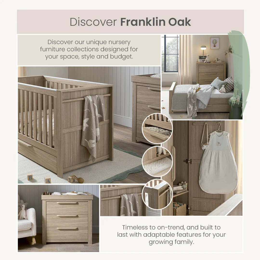 Franklin Dresser Changer - Light Oak - Image 5