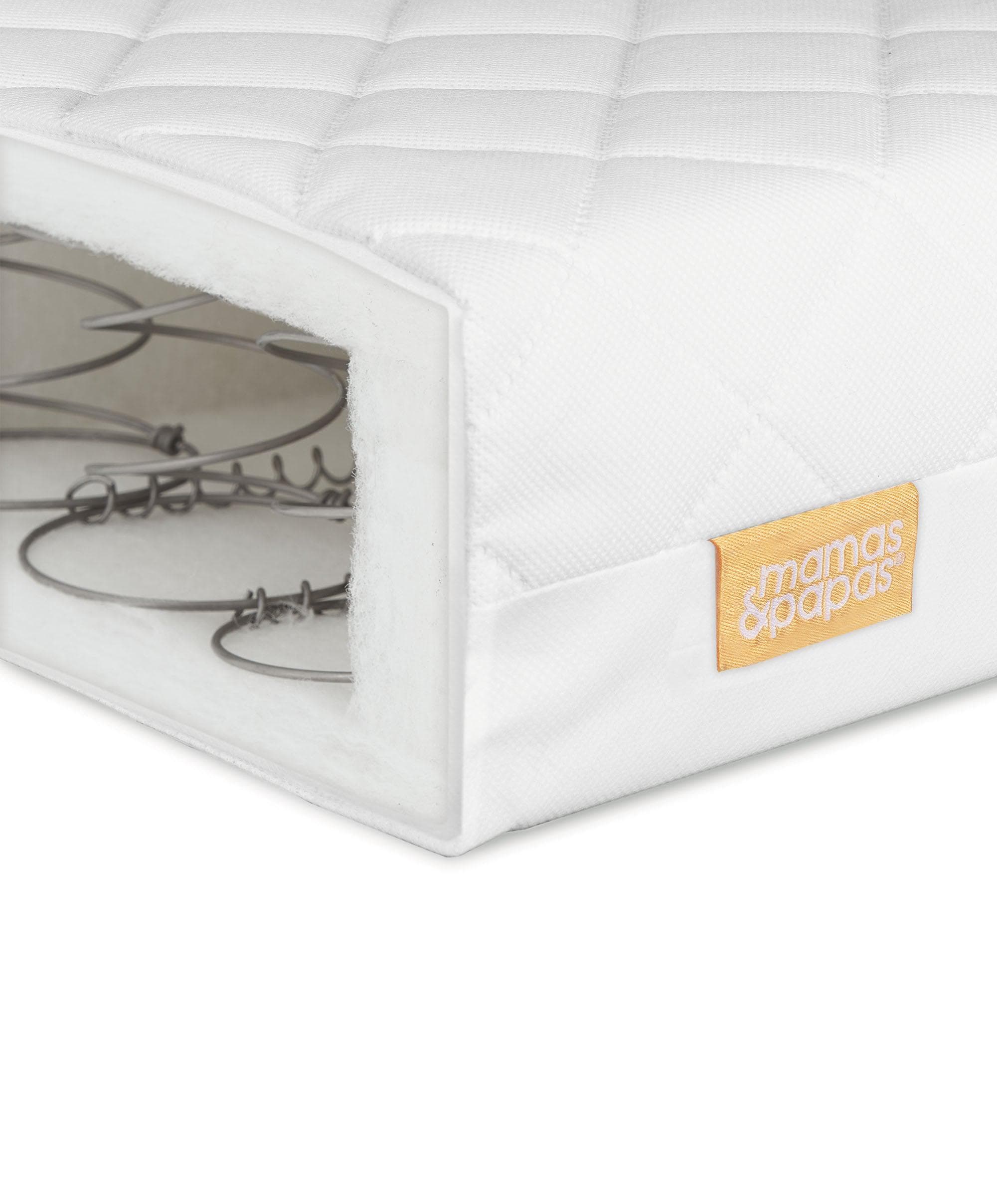 Hampden 5 Piece Set with Cotbed, Dresser Changer, Mattress, Fitted Sheets & Mattress Protector - White (pre order for end of April) - Image 10
