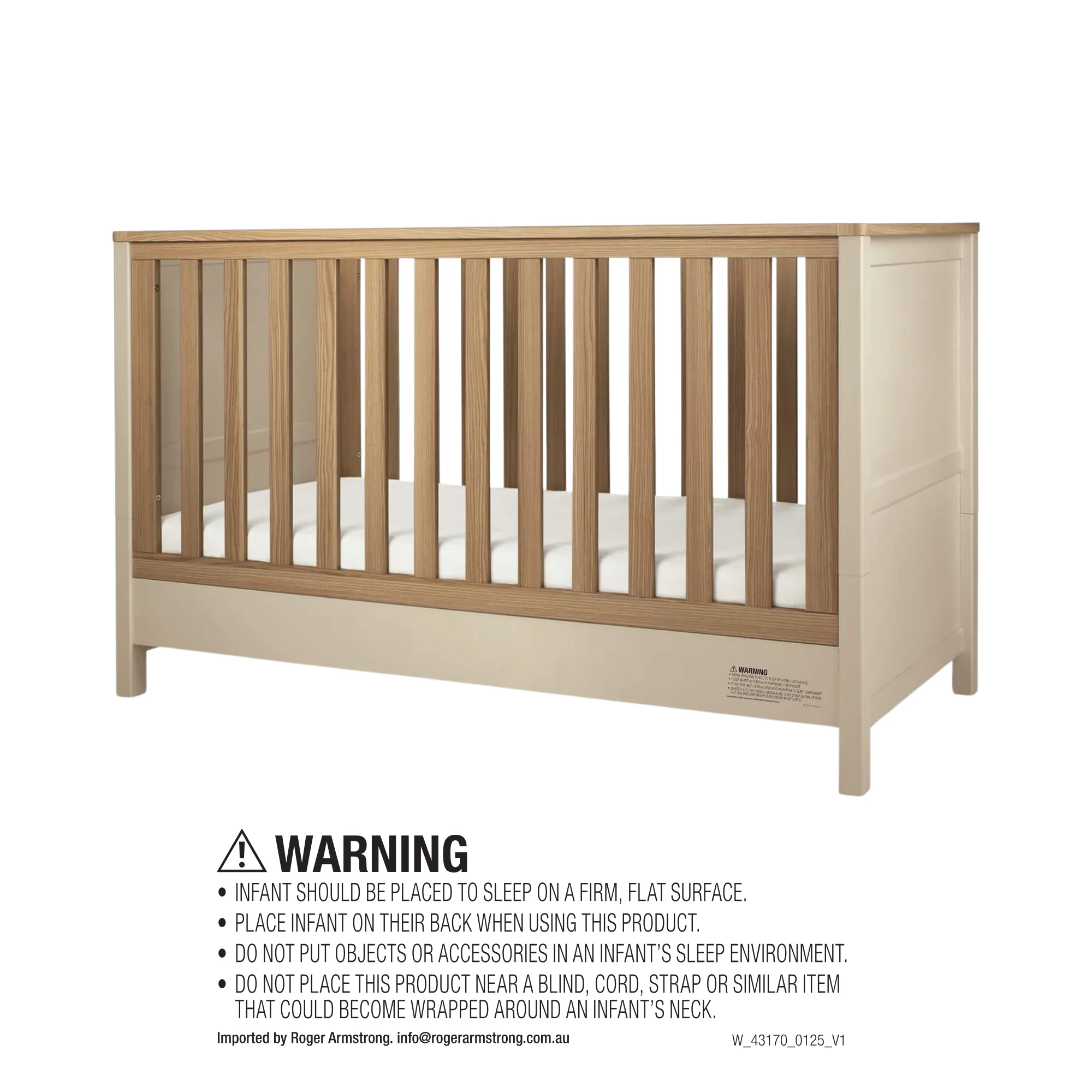 Harwell Cotbed - Cashmere - Image 4