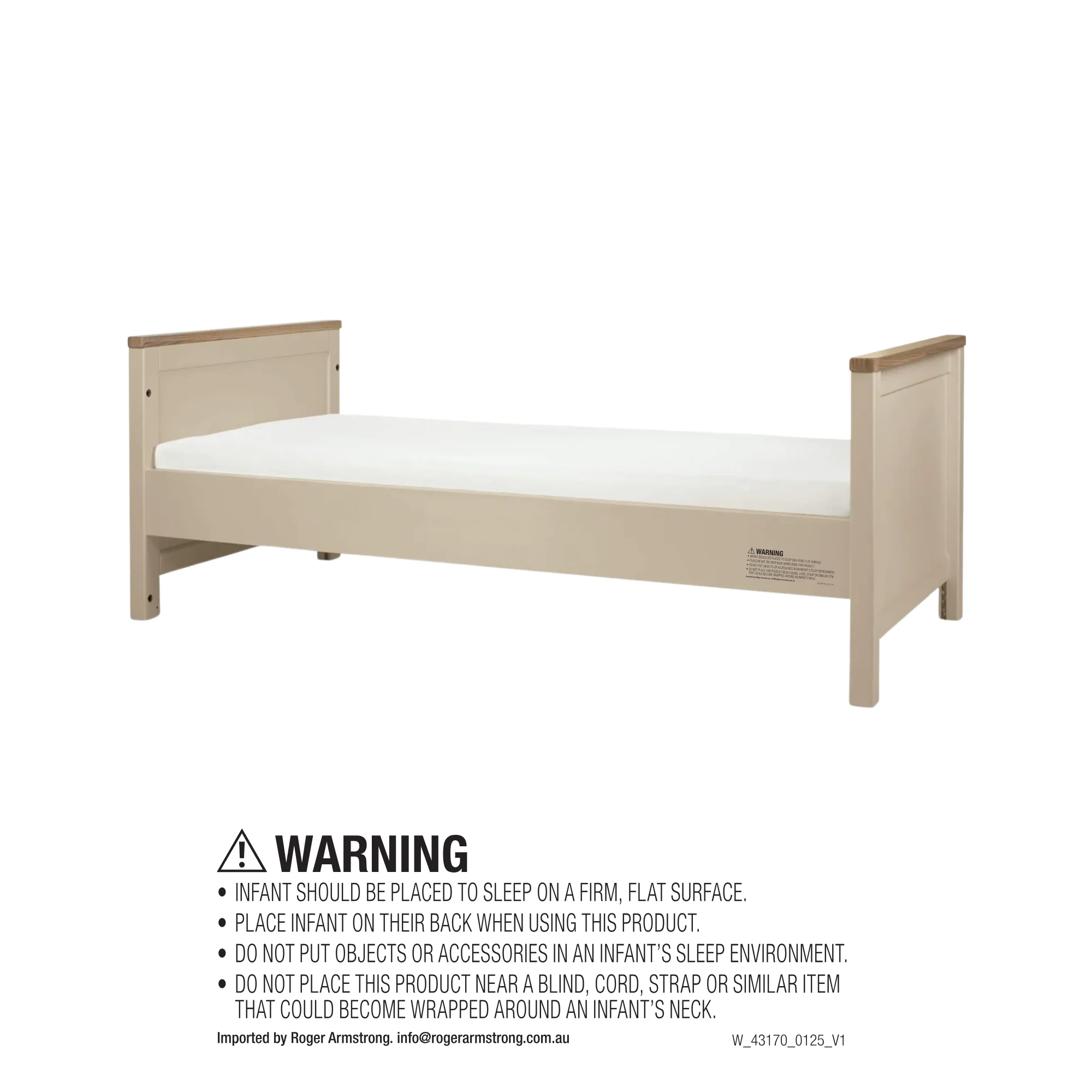 Harwell Cotbed - Cashmere - Image 7