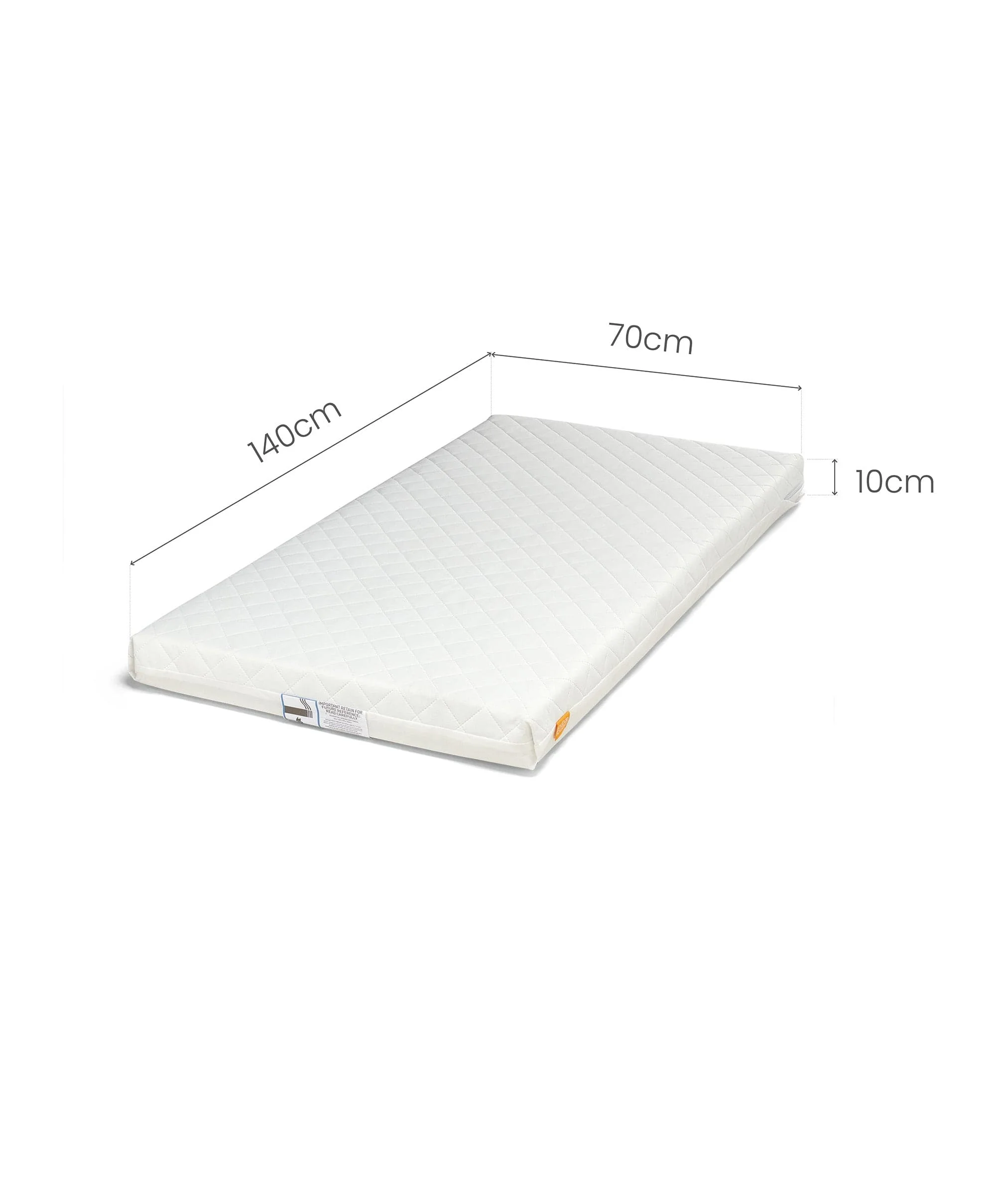 Harwell White 5 Piece Set with Cotbed, Dresser, Mattress, Fitted Sheets & Mattress Protector - Image 16