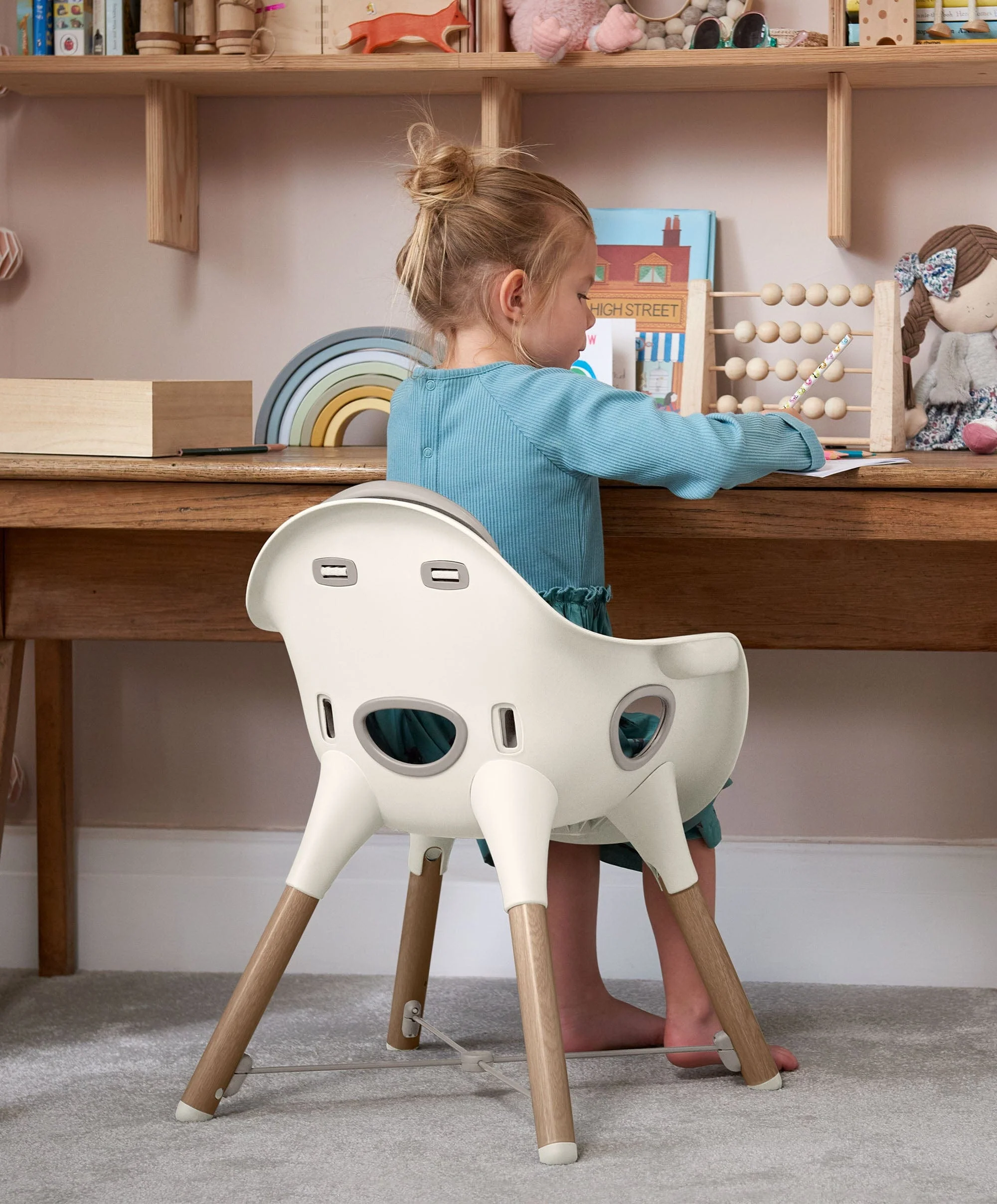 Juice Highchair & Splash Mat (2 Piece) - Croissant - Image 4