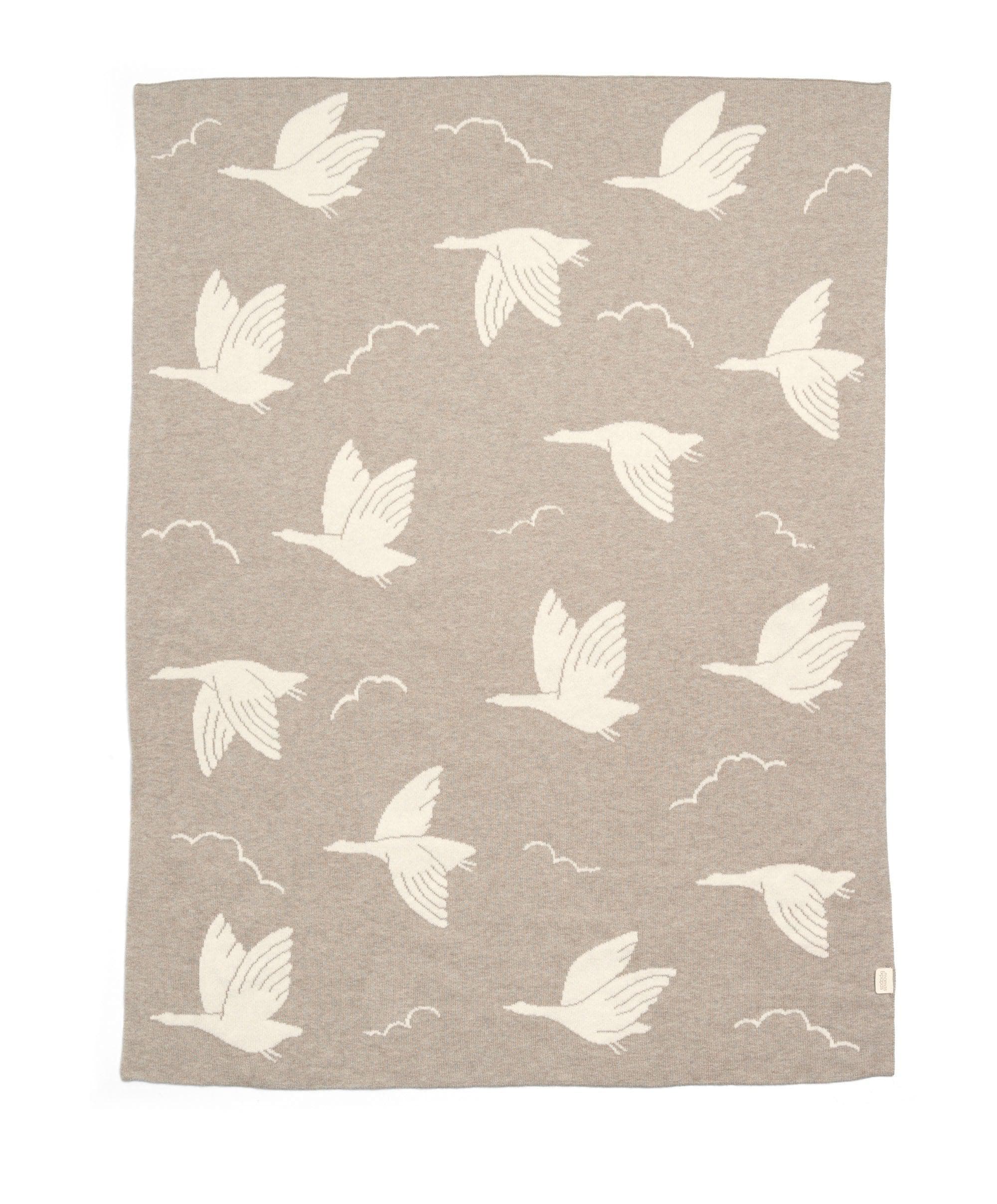 Knitted Blanket - Welcome to the World Duckling - Mocha - Image 7