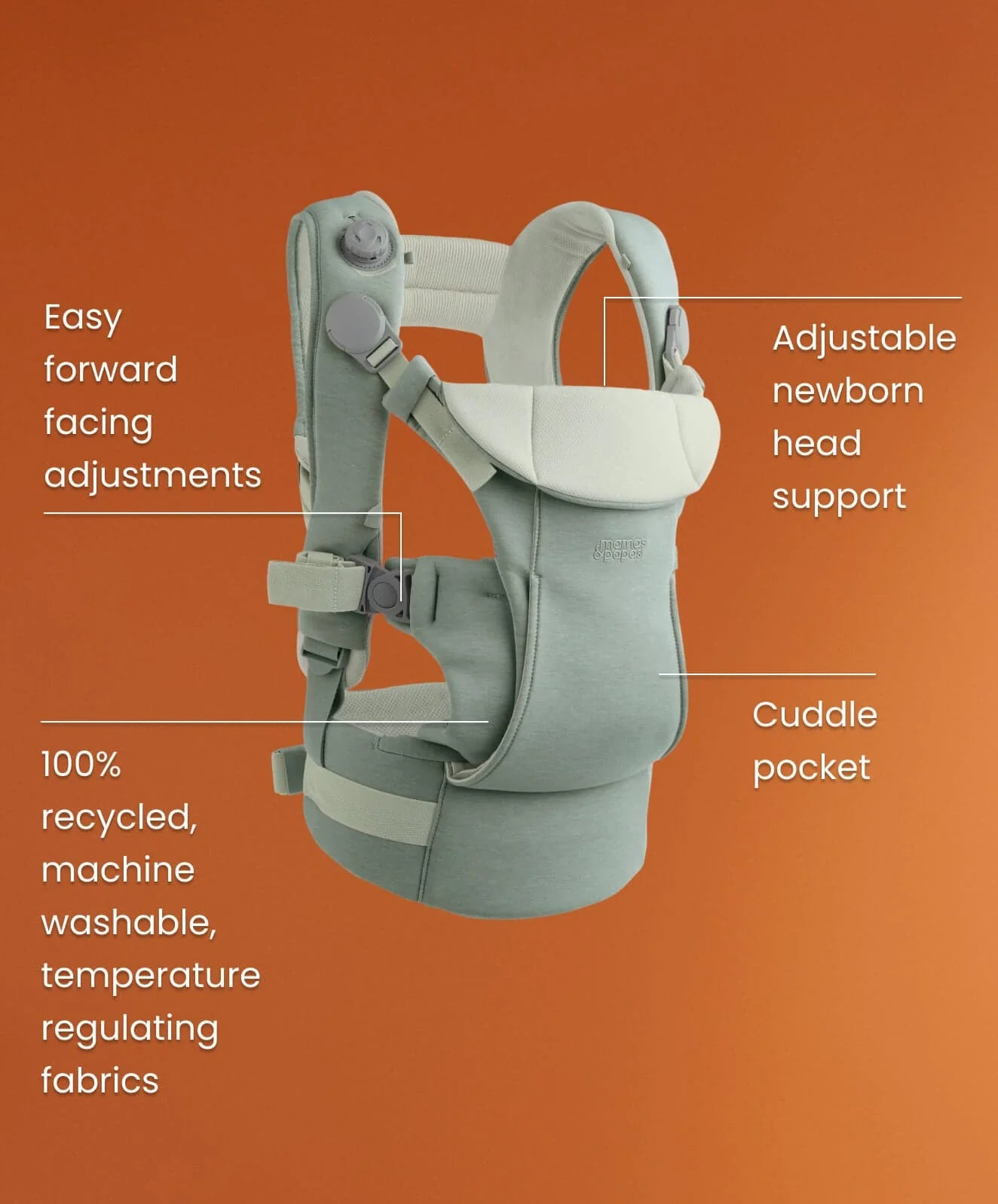Kudo Baby Carrier - Black - Image 11