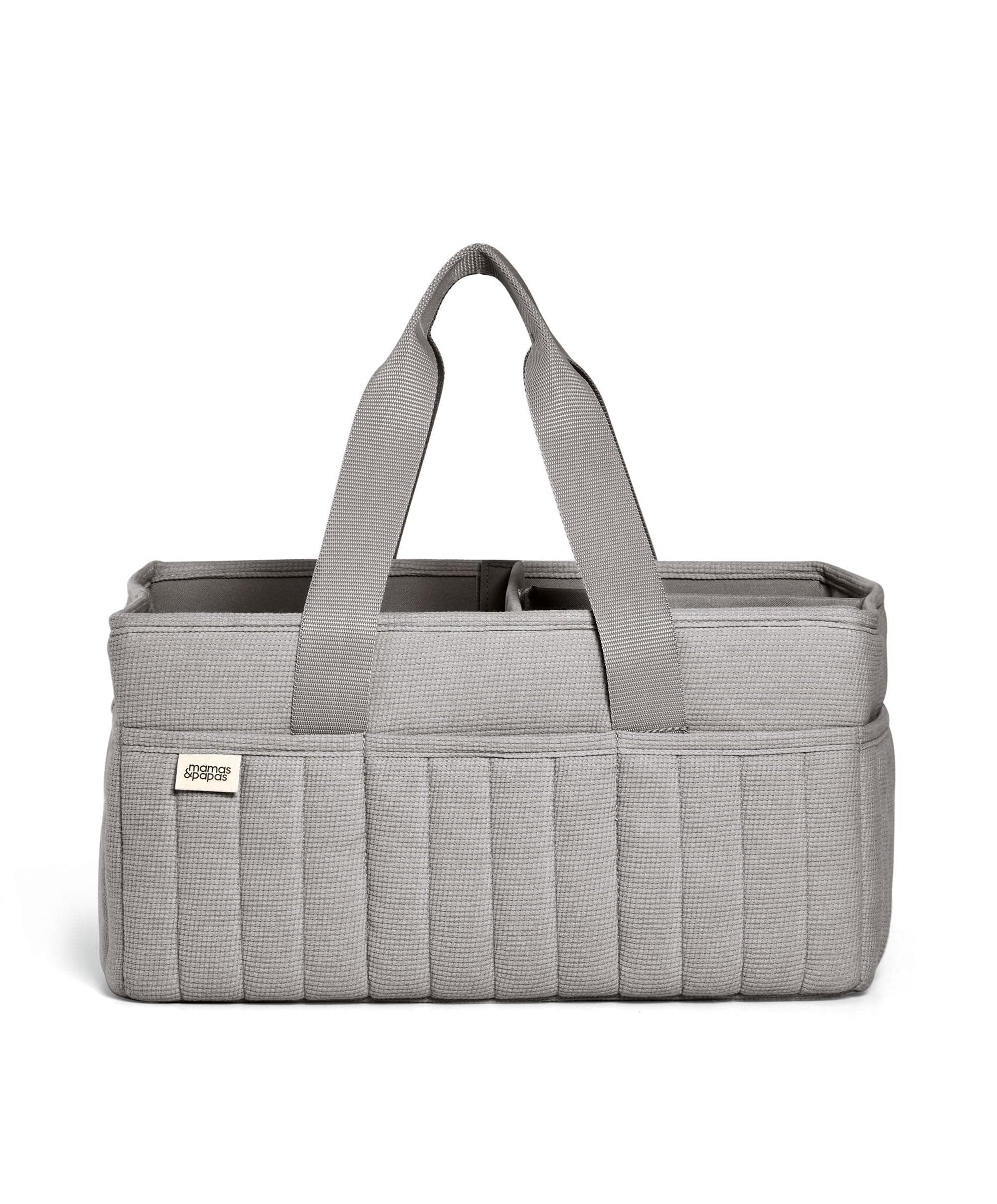 Nappy Caddy - Soft Grey Waffle - Image 5