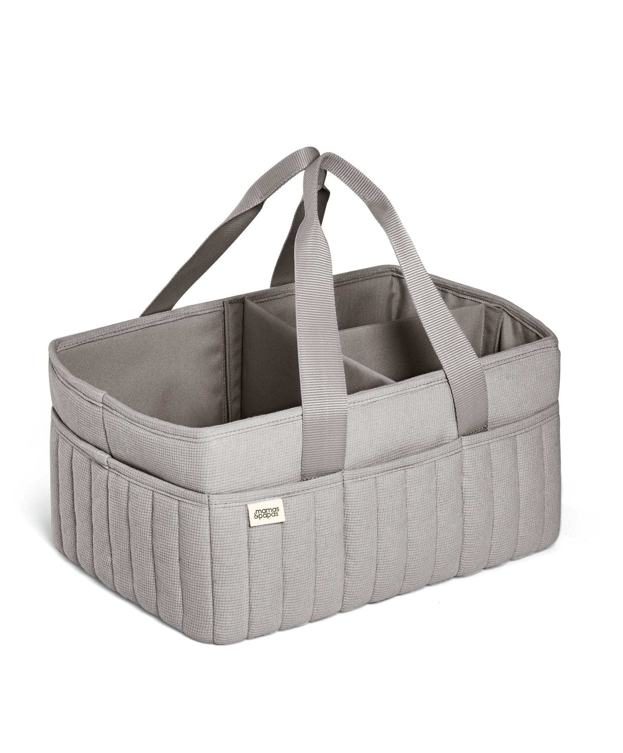 Nappy Caddy - Soft Grey Waffle - Image 6