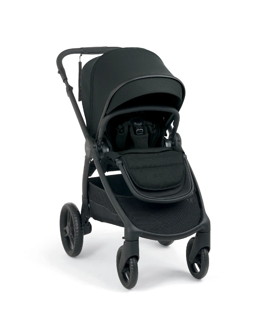 Ocarro2 All -Terrain Pram 3pc Bundle (Frame, Seat and Carrycot) - Eclipse Black with FREE TRAVEL STROLLER - Image 4