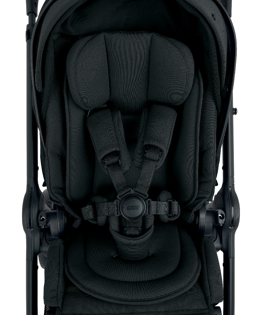 Ocarro2 All -Terrain Pram 3pc Bundle (Frame, Seat and Carrycot) - Eclipse Black with FREE TRAVEL STROLLER - Image 6