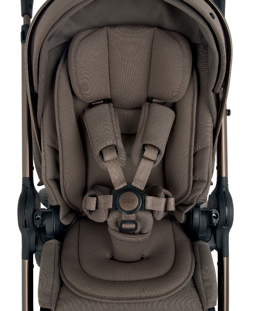 Ocarro2 All -Terrain Pram 3pc Bundle (Frame, Seat and Carrycot) - Crema - Image 8