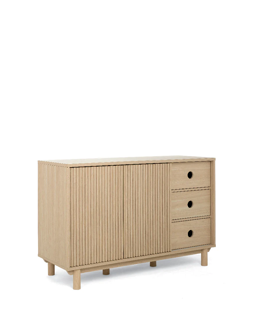 Oska Cotbed & 3 drawer WIDE Dresser Bundle (5 Pieces) - Oak (Pre order for end August) - Image 19