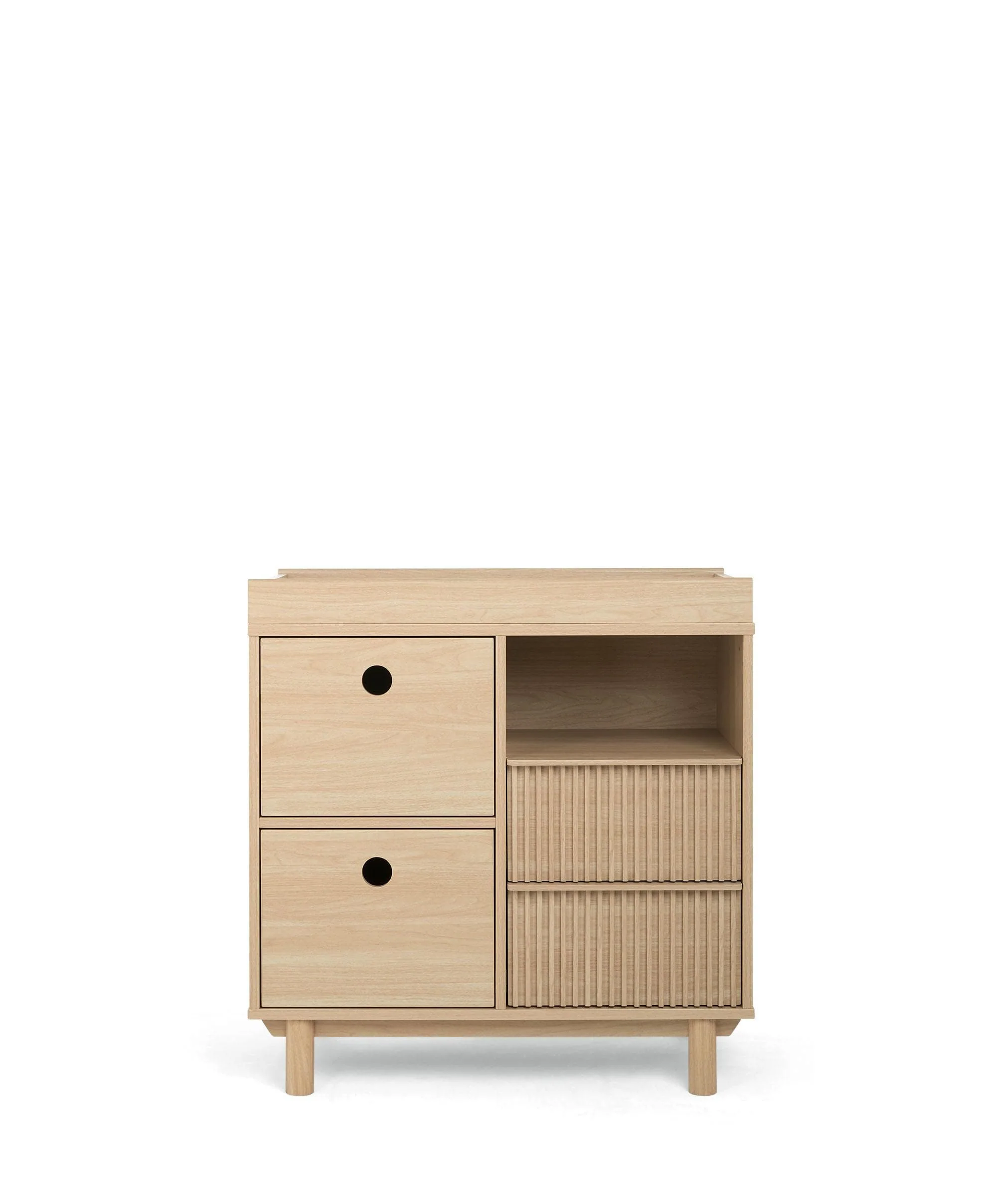 Oska Cotbed & 2 drawer NARROW Dresser Bundle (5 Pieces) - Oak (Pre order for end August) - Image 17
