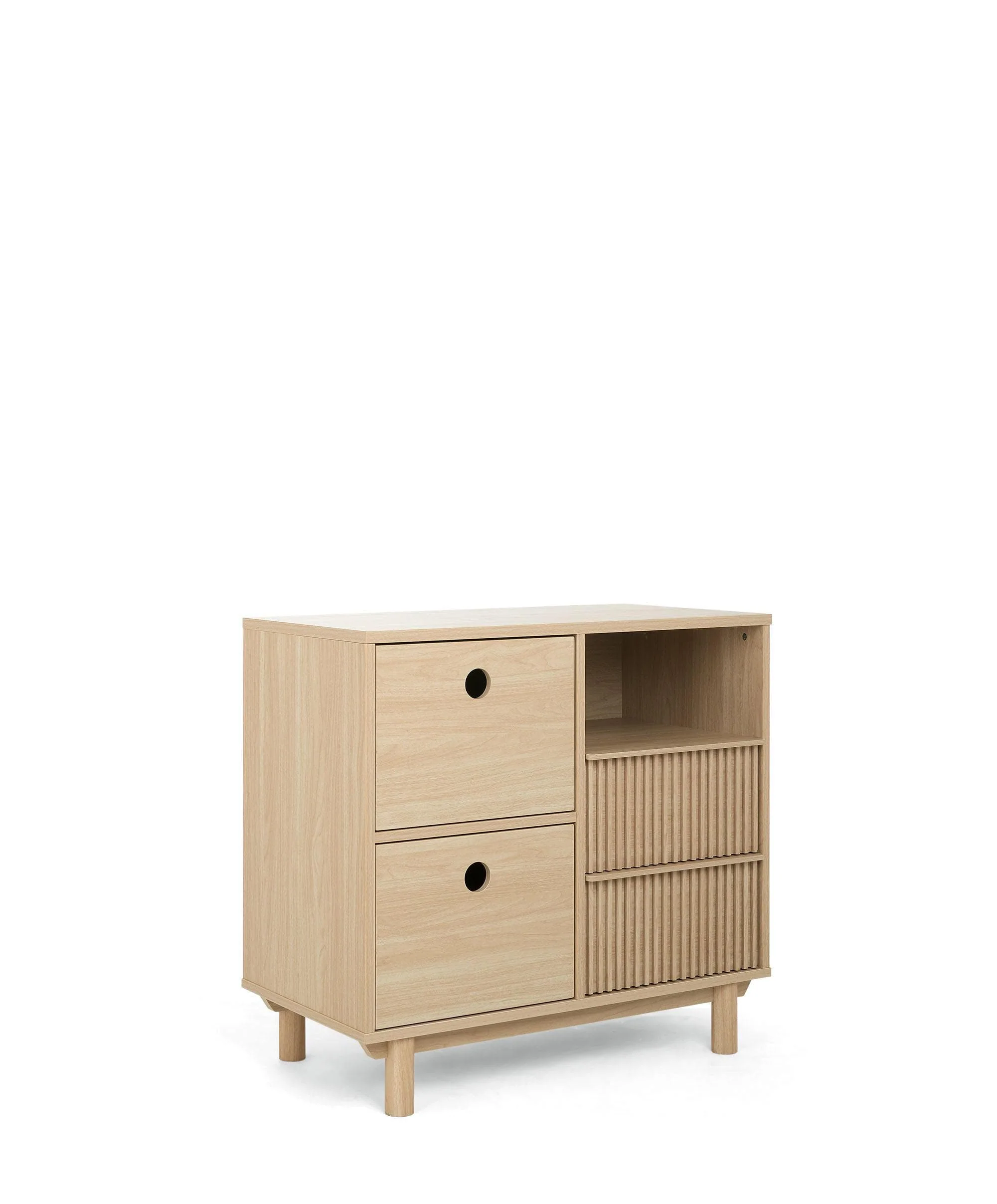 Oska Cotbed & 2 drawer NARROW Dresser Bundle (5 Pieces) - Oak (Pre order for end August) - Image 18