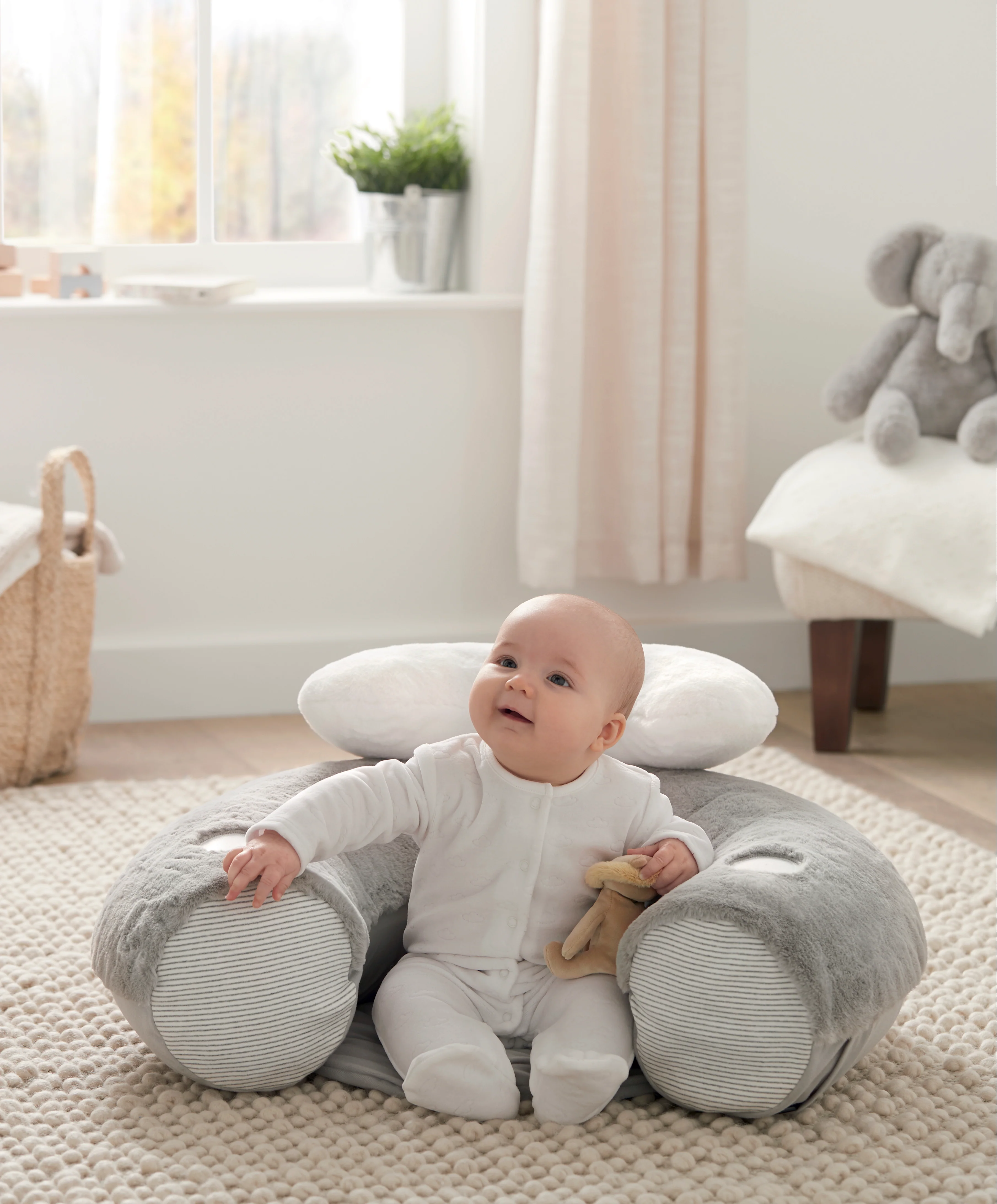 Sit & Play Baby Floor Seat - Welcome to the World Elephant - Image 6