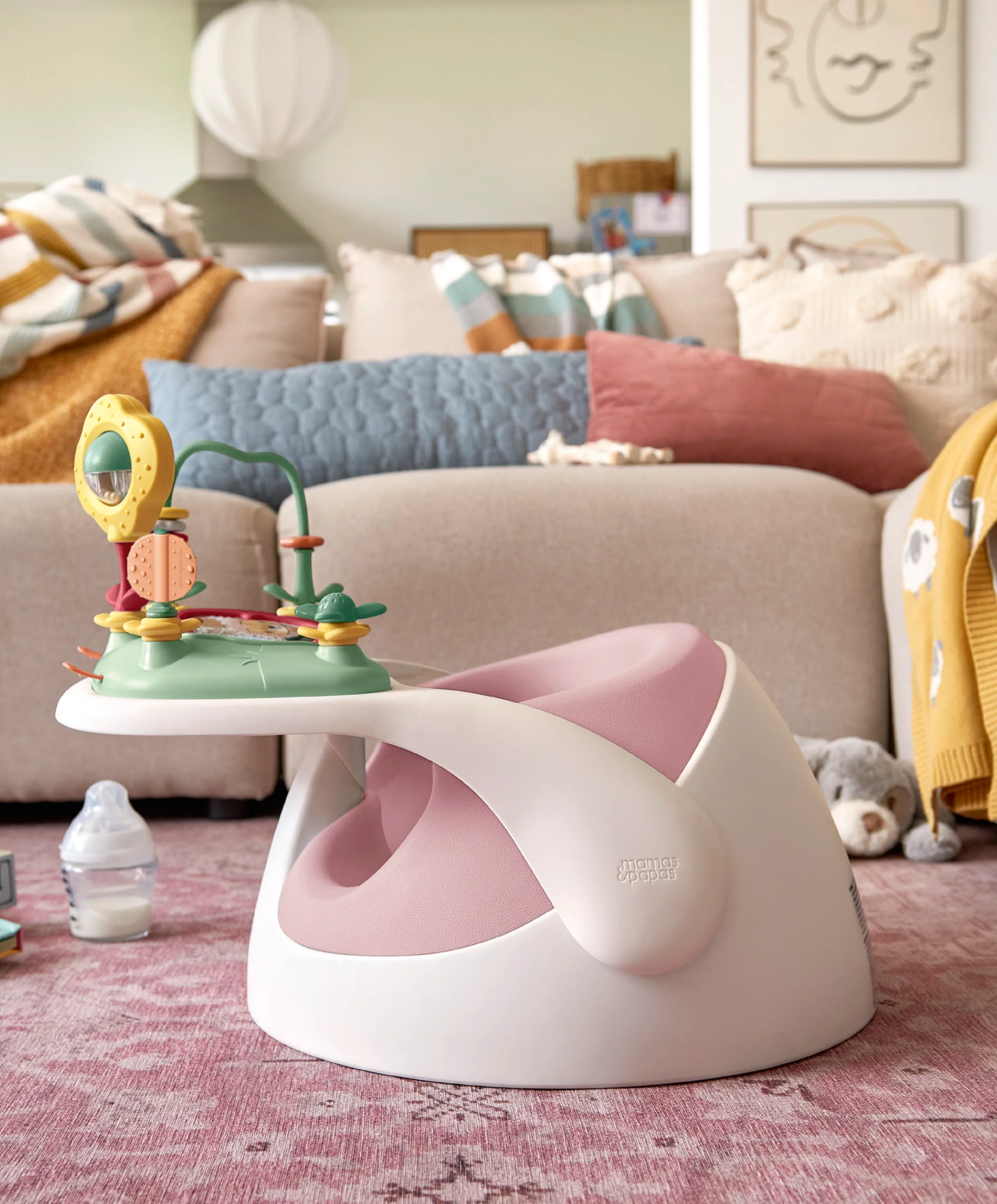 Snug Floor Seat with Activity Tray - Blossom - Image 3