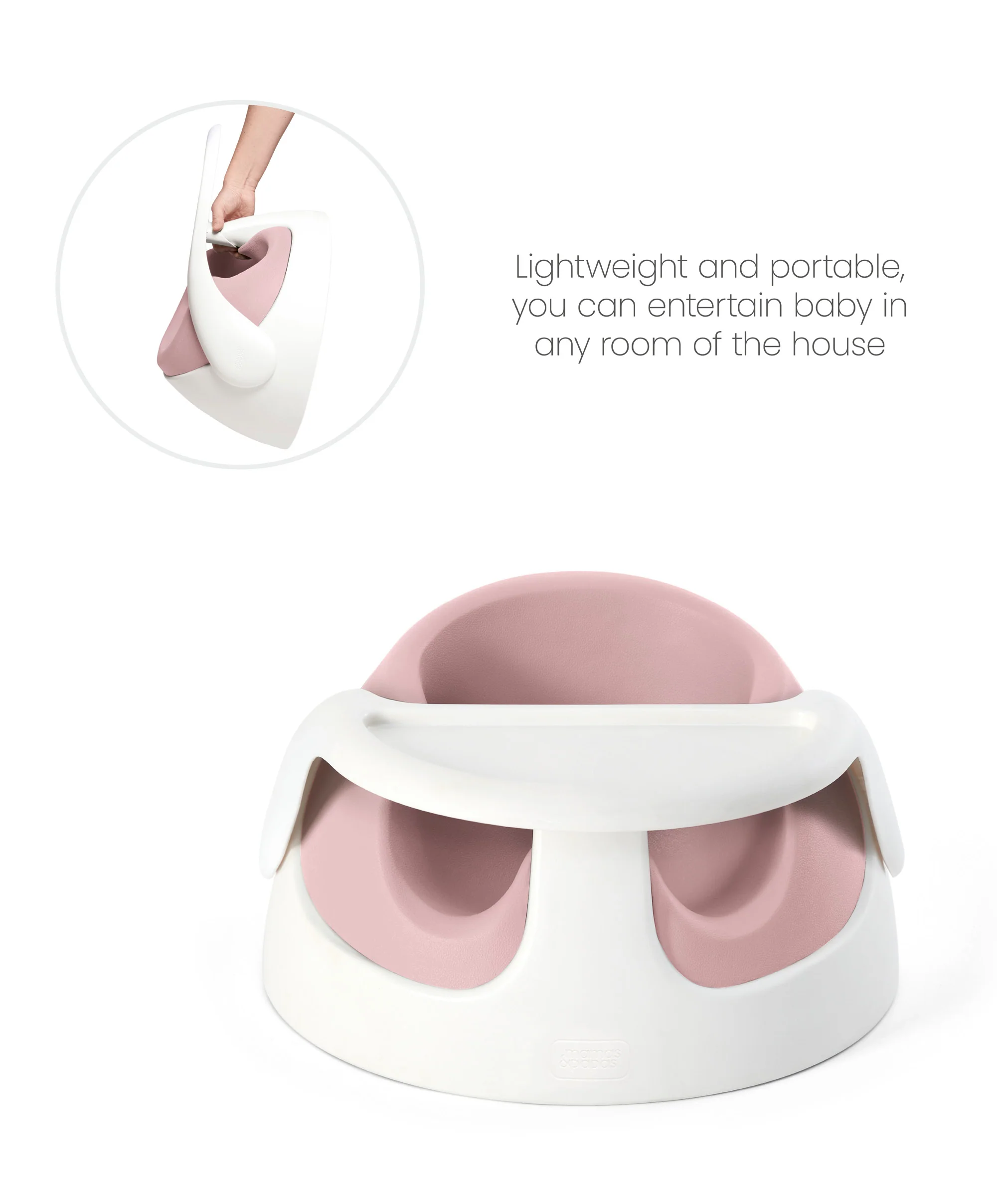 Snug Floor Seat with Activity Tray - Blossom - Image 7