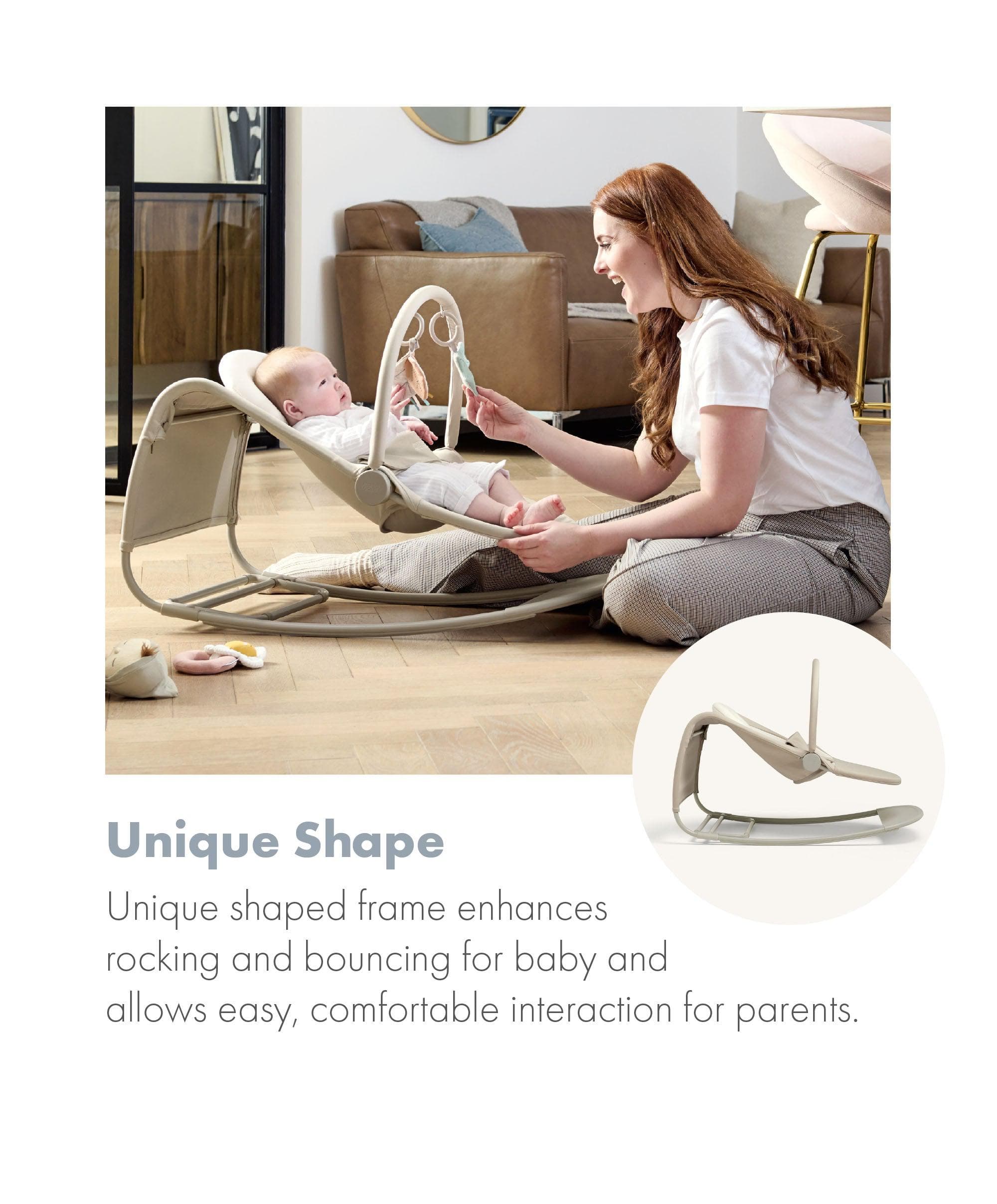 Tempo 3-in-1 Rocker/Bouncer - Sand - Image 7