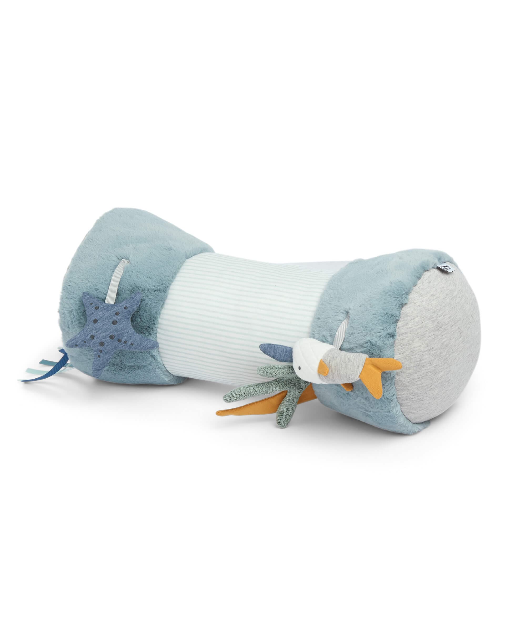 Tummy Time Roll - Welcome to the World Blue - Image 5