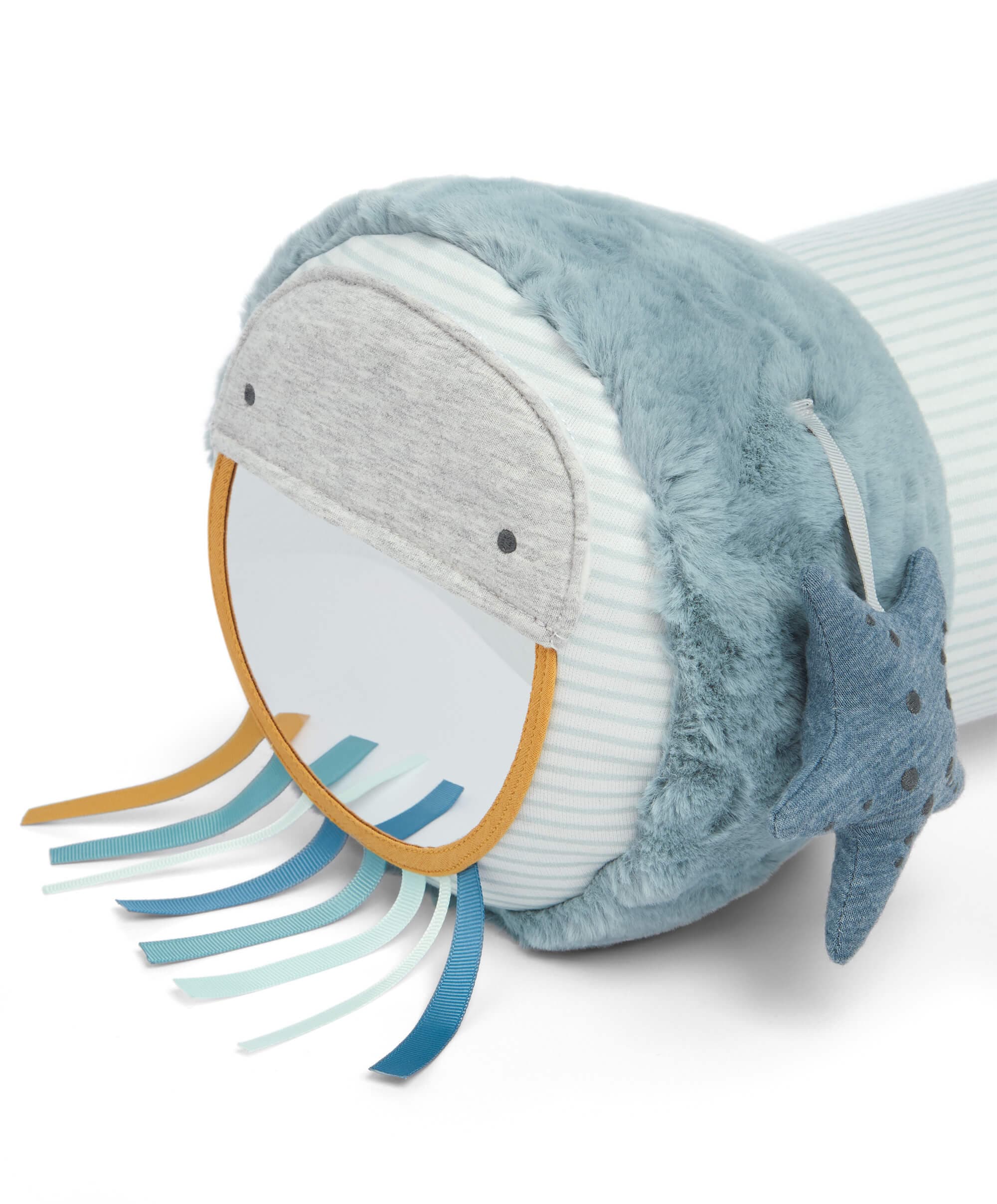Tummy Time Roll - Welcome to the World Blue - Image 6