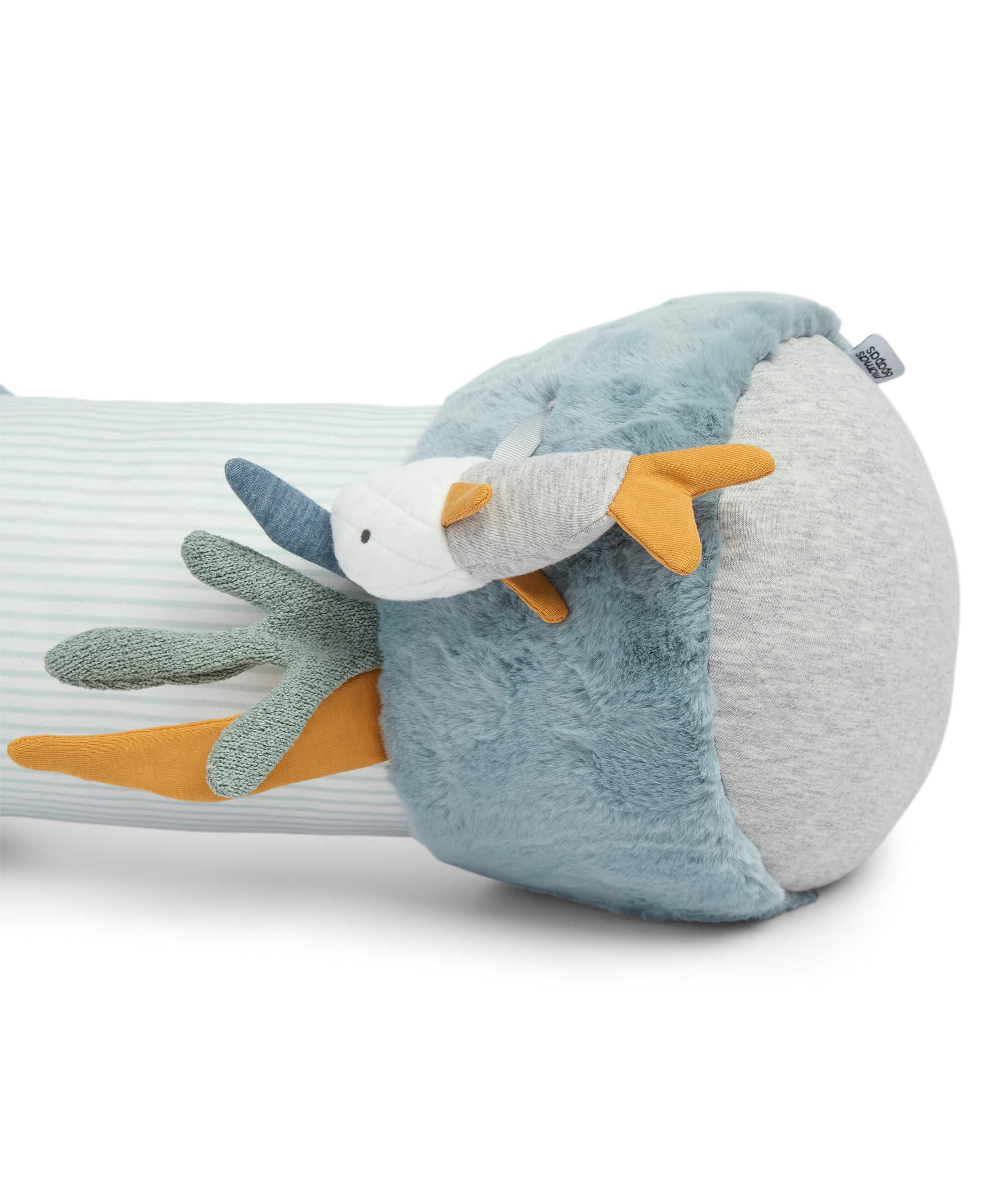 Tummy Time Roll - Welcome to the World Blue - Image 7