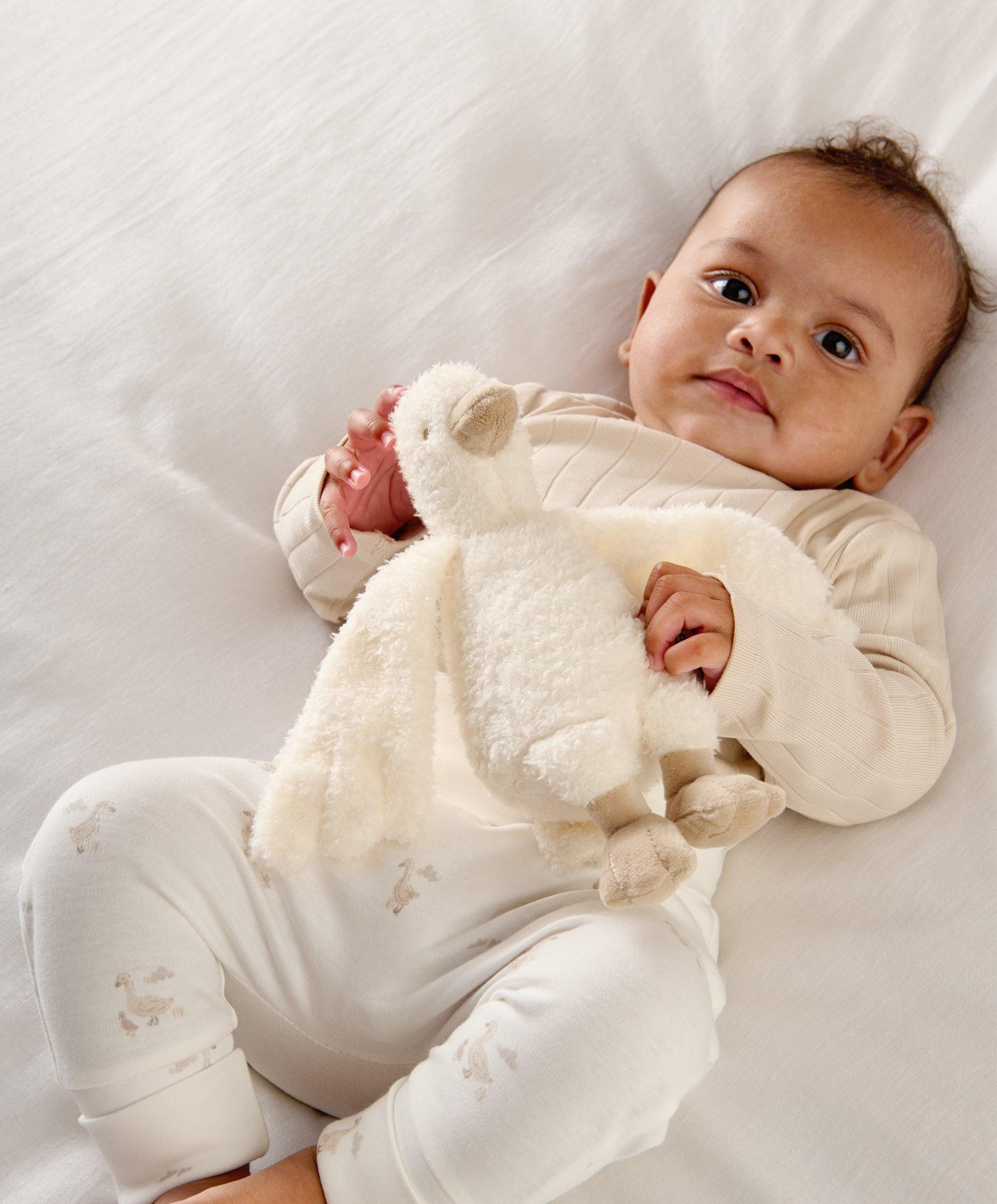 Welcome to the World Duckling Beanie Soft Toy - Image 3